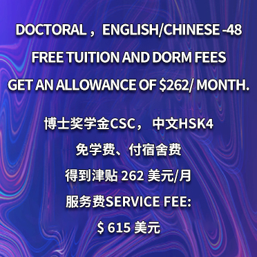 Doctoral Scholarship博士研究生奖学金48