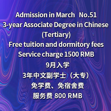 NO1 3-Year Associate Degree in Chinese
