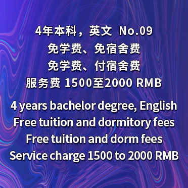 NO9 4-Year Bachelor Degree in English